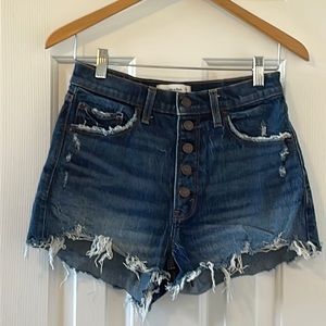 A & F Denims shorts, button fly, size 27.